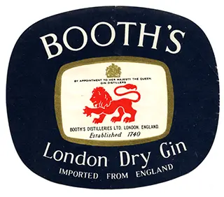 Booth's Gin Slogan