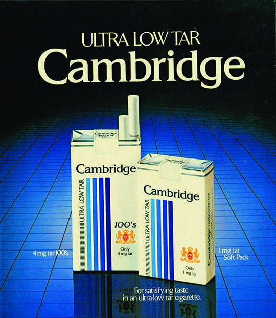 Cambridge (Cigarette) Slogan
