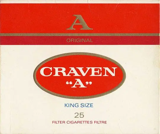 Craven A slogan Craven A slogan
